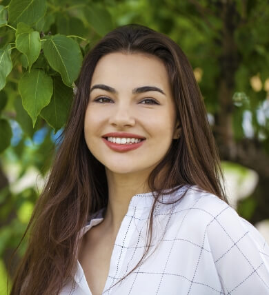 Smiling young woman